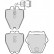 Bromsbeläggssats, skivbroms PREMIER ECO FRICTION FDB1710 Ferodo, miniatyr 2