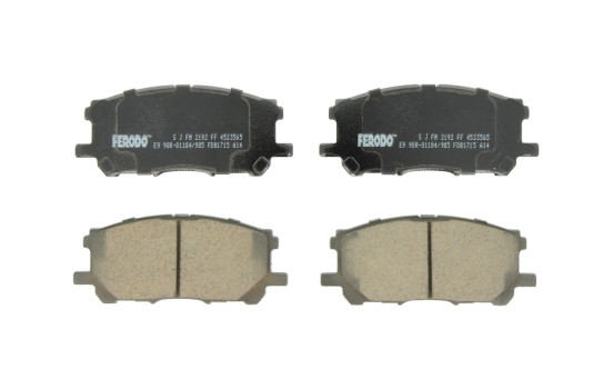 Bromsbeläggssats, skivbroms PREMIER ECO FRICTION FDB1715 Ferodo