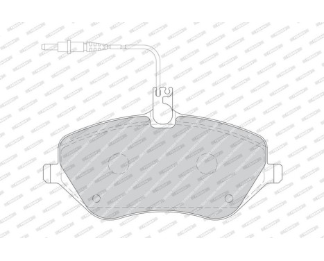 Bromsbeläggssats, skivbroms PREMIER ECO FRICTION FDB1726 Ferodo, bild 4