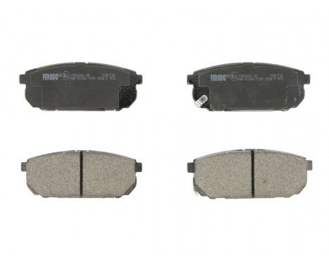 Bromsbeläggssats, skivbroms PREMIER ECO FRICTION FDB1736 Ferodo