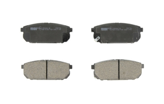 Bromsbeläggssats, skivbroms PREMIER ECO FRICTION FDB1736 Ferodo
