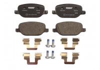 Bromsbeläggssats, skivbroms PREMIER ECO FRICTION FDB1796 Ferodo