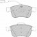 Bromsbeläggssats, skivbroms PREMIER ECO FRICTION FDB1805 Ferodo, miniatyr 2