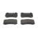 Bromsbeläggssats, skivbroms PREMIER ECO FRICTION FDB1809 Ferodo, miniatyr 3