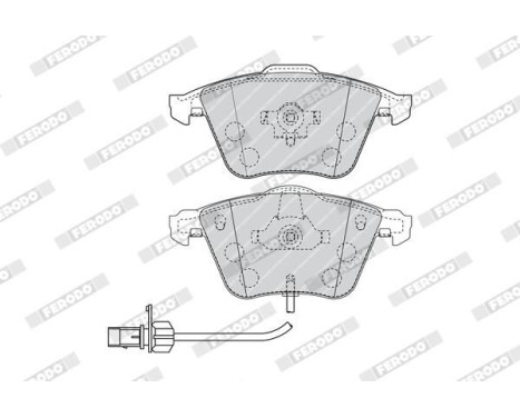 Bromsbeläggssats, skivbroms PREMIER ECO FRICTION FDB1827 Ferodo, bild 3
