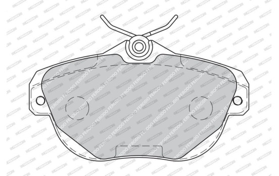 Bromsbeläggssats, skivbroms PREMIER ECO FRICTION FDB1838 Ferodo, bild 4