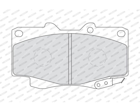 Bromsbeläggssats, skivbroms PREMIER ECO FRICTION FDB1852 Ferodo, bild 3