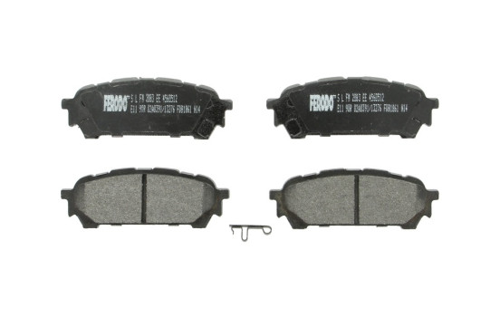 Bromsbeläggssats, skivbroms PREMIER ECO FRICTION FDB1861 Ferodo