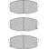 Bromsbeläggssats, skivbroms PREMIER ECO FRICTION FDB1869 Ferodo, miniatyr 2