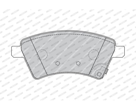 Bromsbeläggssats, skivbroms PREMIER ECO FRICTION FDB1875 Ferodo, bild 4