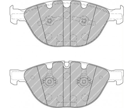 Bromsbeläggssats, skivbroms PREMIER ECO FRICTION FDB1883 Ferodo, bild 2