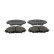 Bromsbeläggssats, skivbroms PREMIER ECO FRICTION FDB1891 Ferodo, miniatyr 3