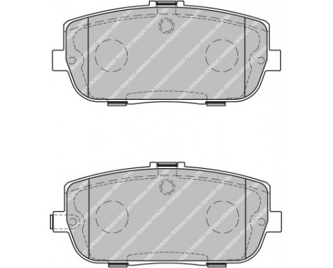 Bromsbeläggssats, skivbroms PREMIER ECO FRICTION FDB1894 Ferodo, bild 2