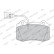 Bromsbeläggssats, skivbroms PREMIER ECO FRICTION FDB1896 Ferodo, miniatyr 4