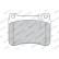 Bromsbeläggssats, skivbroms PREMIER ECO FRICTION FDB1907 Ferodo, miniatyr 4