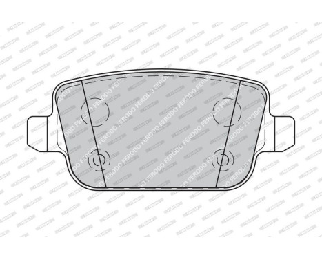 Bromsbeläggssats, skivbroms PREMIER ECO FRICTION FDB1917 Ferodo, bild 4