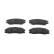 Bromsbeläggssats, skivbroms PREMIER ECO FRICTION FDB1934 Ferodo, miniatyr 2