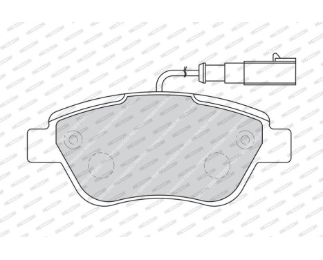Bromsbeläggssats, skivbroms PREMIER ECO FRICTION FDB1946 Ferodo, bild 4