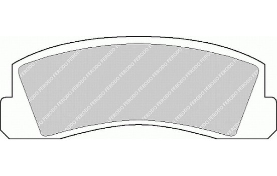 Bromsbeläggssats, skivbroms PREMIER ECO FRICTION FDB195 Ferodo, bild 2