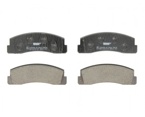 Bromsbeläggssats, skivbroms PREMIER ECO FRICTION FDB195 Ferodo
