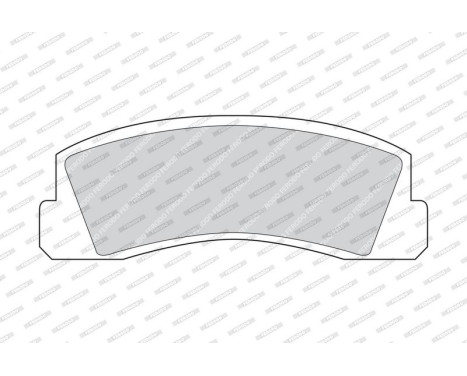 Bromsbeläggssats, skivbroms PREMIER ECO FRICTION FDB195 Ferodo, bild 4
