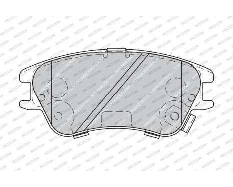 Bromsbeläggssats, skivbroms PREMIER ECO FRICTION FDB1950 Ferodo, bild 4