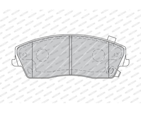 Bromsbeläggssats, skivbroms PREMIER ECO FRICTION FDB1954 Ferodo, bild 4