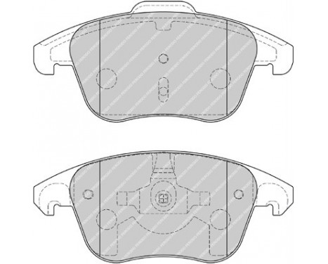 Bromsbeläggssats, skivbroms PREMIER ECO FRICTION FDB1972 Ferodo, bild 2