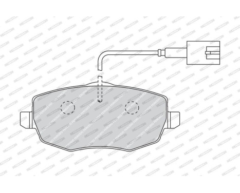 Bromsbeläggssats, skivbroms PREMIER ECO FRICTION FDB1976 Ferodo, bild 3