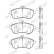 Bromsbeläggssats, skivbroms PREMIER ECO FRICTION FDB1978 Ferodo, miniatyr 6