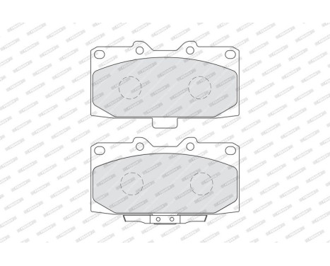 Bromsbeläggssats, skivbroms PREMIER ECO FRICTION FDB1982 Ferodo, bild 4
