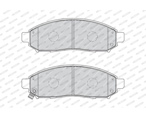 Bromsbeläggssats, skivbroms PREMIER ECO FRICTION FDB1997 Ferodo, bild 4