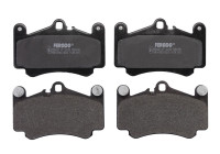 Bromsbeläggssats, skivbroms PREMIER ECO FRICTION FDB1998 Ferodo