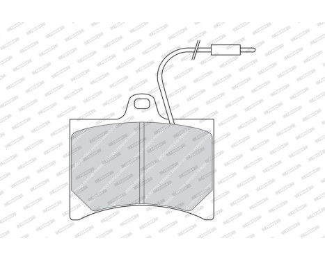 Bromsbeläggssats, skivbroms PREMIER ECO FRICTION FDB253 Ferodo, bild 2