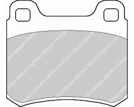 Bromsbeläggssats, skivbroms PREMIER ECO FRICTION FDB328 Ferodo, bild 2