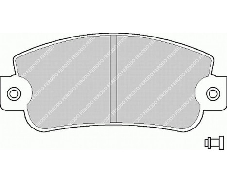 Bromsbeläggssats, skivbroms PREMIER ECO FRICTION FDB346 Ferodo, bild 2