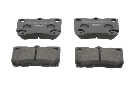 Bromsbeläggssats, skivbroms PREMIER ECO FRICTION FDB4001 Ferodo, bild 3