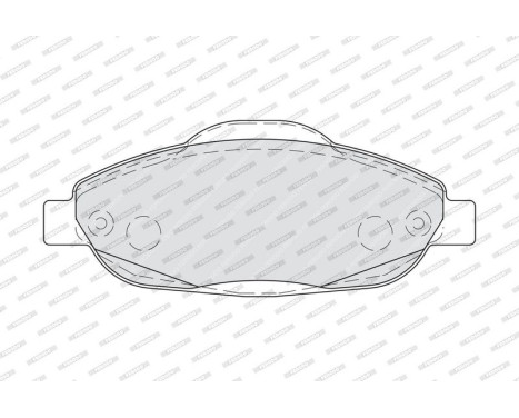 Bromsbeläggssats, skivbroms PREMIER ECO FRICTION FDB4003 Ferodo, bild 4