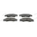 Bromsbeläggssats, skivbroms PREMIER ECO FRICTION FDB4014 Ferodo, miniatyr 2