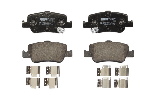 Bromsbeläggssats, skivbroms PREMIER ECO FRICTION FDB4048 Ferodo