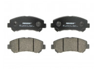 Bromsbeläggssats, skivbroms PREMIER ECO FRICTION FDB4051 Ferodo