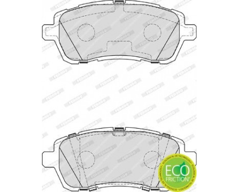Bromsbeläggssats, skivbroms PREMIER ECO FRICTION FDB4179 Ferodo, bild 3