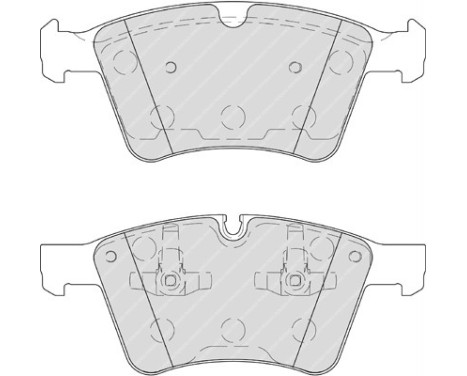 Bromsbeläggssats, skivbroms PREMIER ECO FRICTION FDB4189 Ferodo, bild 2