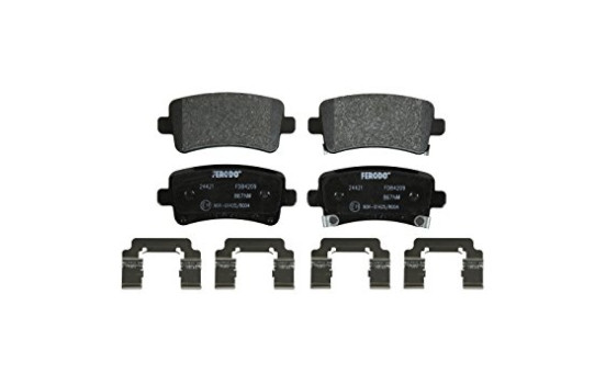 Bromsbeläggssats, skivbroms PREMIER ECO FRICTION FDB4209 Ferodo
