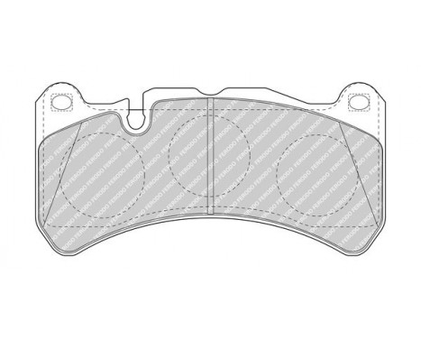 Bromsbeläggssats, skivbroms PREMIER ECO FRICTION FDB4212 Ferodo, bild 2