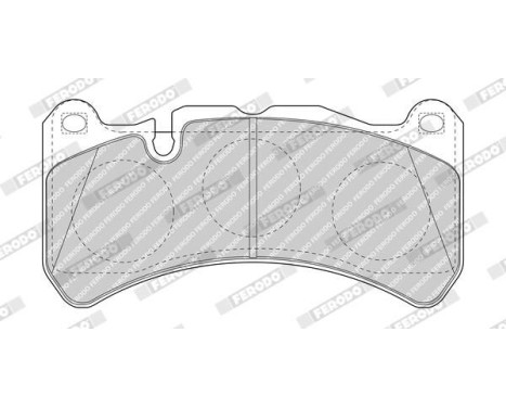 Bromsbeläggssats, skivbroms PREMIER ECO FRICTION FDB4212 Ferodo, bild 2