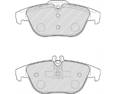 Bromsbeläggssats, skivbroms PREMIER ECO FRICTION FDB4220 Ferodo, bild 2
