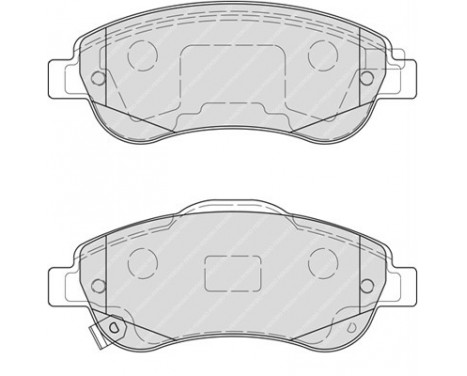 Bromsbeläggssats, skivbroms PREMIER ECO FRICTION FDB4228 Ferodo, bild 2