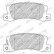 Bromsbeläggssats, skivbroms PREMIER ECO FRICTION FDB4274 Ferodo, miniatyr 4