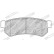 Bromsbeläggssats, skivbroms PREMIER ECO FRICTION FDB4295 Ferodo, miniatyr 3